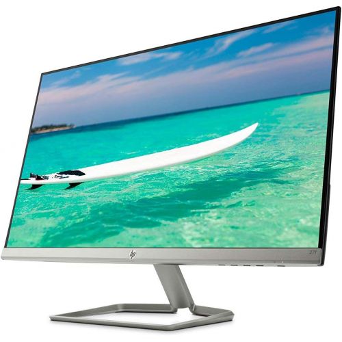 에이치피 HP Newest 27 Widescreen IPS LED Full HD (1920x1080) Monitor, 5ms Response Time, 10,000,000:1 Contrast Ratio, FreeSync, 2X HDMI and 1x VGA Input, 178° View Angle, 75Hz Refresh Rate,