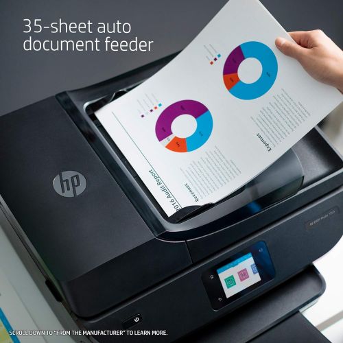 에이치피 HP ENVY Photo 7855 All in One Photo Printer with Wireless Printing, HP Instant Ink or Amazon Dash replenishment ready (K7R96A)