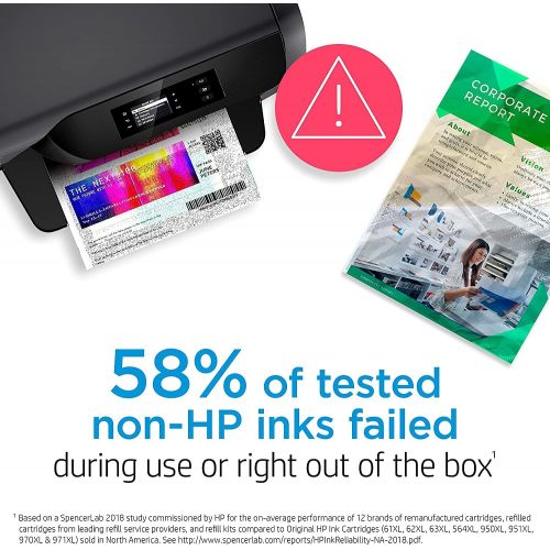 에이치피 HP 63 | 2 Ink Cartridges | Black, Tri-color | F6U61AN, F6U62AN