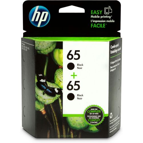 에이치피 HP 65 | 2 Ink Cartridges | Black | N9K02AN