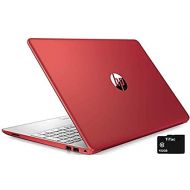 2021 Newest HP Pavilion 15.6 HD Laptop Computer, Intel Pentium Processor, 4GB RAM, 128GB SSD, HD Webcam, USB-C, HDMI, Ethernet RJ-45, Windows 10 S, Red, TiTac Accessory