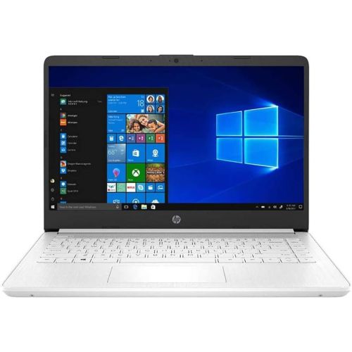 에이치피 2021 HP Stream 14 HD Laptop Computer, Intel Celeron N4020 Dual-core Processor, 4GB DDR4 RAM, 64GB eMMC, Intel HD Graphics, 1 Year Office 365, Webcam, HDMI, Windows 10S, White, 128G