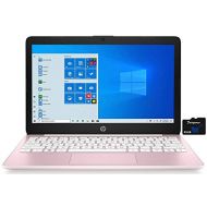 2021 HP Stream 11.6-inch HD Laptop PC, Intel Celeron N4020, 4 GB RAM, 64 GB eMMC, WiFi 5, Webcam, HDMI, Windows 10 S with Office 365 Personal for 1 Year + Fairywren Card (Rose Pink