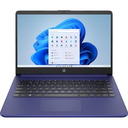 에이치피 2022 HP Stream 14in laptop, Intel Celeron N4020 Dual-Core Processor, 4GB DDR4 Memory, 192GB storage(64GB eMMC+64GB card),HDMI,WiFi,Webcam,Bluetooth,1-Year Microsoft 365,Win10 S,Ind