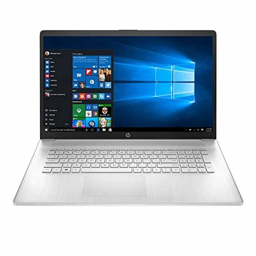 에이치피 2021 HP High Performance Laptop - 17.3 HD+ Touchscreen - AMD Ryzen5-5500U 6-Core CPU - 12GB DDR4 - 256GB SSD + 1TB HDD- Natural Silver - Fingerprint Reader- Win 10 Home - w/ RATZK