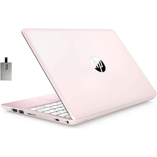 에이치피 2021 HP Stream 11.6 HD Laptop Computer, Intel Celeron N4000 Processor, 4GB RAM, 64GB eMMC , 1-Year Office 365, Webcam, Intel UHD Graphics 600, Bluetooth, Windows 10 S, Pink, 32GB S