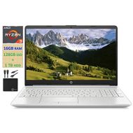 2021 HP Flagship 15.6” HD Laptop Computer, AMD Ryzen 3 3250U up to 3.5GHz (Beat Intel i5-7200U), 16GB RAM, 128GB SSD+1TB HDD, HD Webcam,Remote Work,WiFi, Bluetooth 4.2, HDMI, Win10