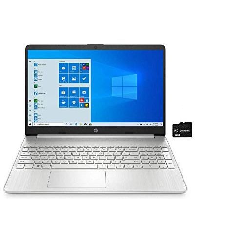 에이치피 2021 HP 15.6 FHD Touchscreen Intel Core i5-1035G1 1.0 GHz up to 3.6 GHz 16GB DDR4 2666 MHz 256GB SSD, Bluetooth, Windows 10 Home, with GOLDOXIS 32gb Card