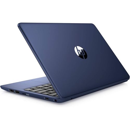 에이치피 2021 HP Stream 11.6-inch HD Laptop PC, Intel Celeron N4020, 4 GB RAM, 64 GB eMMC, WiFi 5, Webcam, HDMI, Windows 10 S with Office 365 Personal for 1 Year + Fairywren Card (Blue)