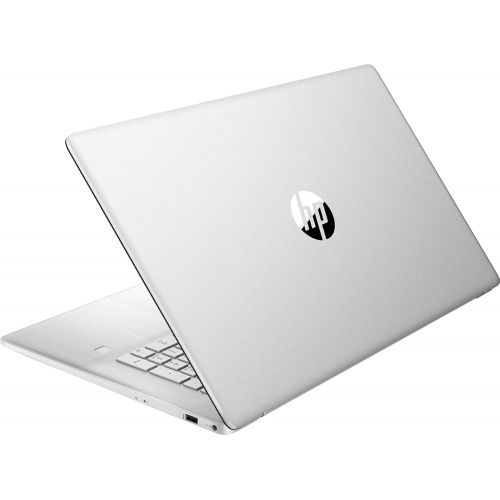 에이치피 HP 17.3 Full HD Laptop, AMD Ryzen 5 5500U (Beat i5-10500), 8GB RAM, 256GB NVMe SSD, USB-C, Fingerprint, HDMI, Webcam, WiFi, Windows 10 Home in S Mode, Natural Silver