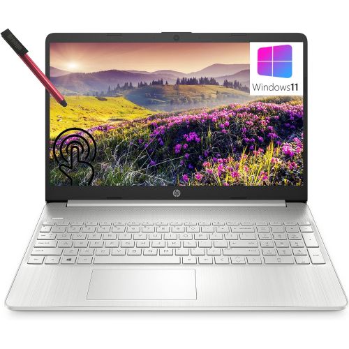 에이치피 [Windows 11 Home] 2021 HP 15 15.6 Touchscreen Laptop Computer, Octa-Core AMD Ryzen 7 5700U (Beat i7-1165G7), 12GB DDR4 RAM, 256GB PCIe SSD, WiFi 6, Bluetooth 5.2, Webcam, Type-C, 6