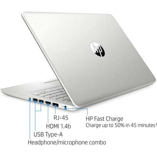 에이치피 2021 Newest HP 14’’ HD Laptop Computer, AMD Ryzen 3 3250U up to 3.5GHz (Beat Intel i5-7200U), 8GB RAM, 128GB SSD, HD Webcam, Remote Work, WiFi, Bluetooth 4.2, HDMI, USB-A&C, Win10