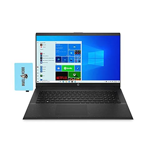 에이치피 HP 17z-cp000 Home & Business Jet Black Laptop (AMD Athlon Gold 3150U 2-Core, 64GB RAM, 1TB PCIe SSD, AMD Radeon, 17.3 HD+ (1600x900), Bluetooth, Webcam, 1xUSB 3.1, 1xHDMI, Win 10 H