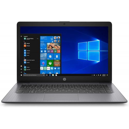 에이치피 HP Flagship Stream 14 Business Laptop Computer 14 HD SVA BrightView Display Intel Celeron N4000 4GB RAM 64GB eMMC + 128GB SD Card Intel UHD Graphics 600 Office365 Win10Pro Black +