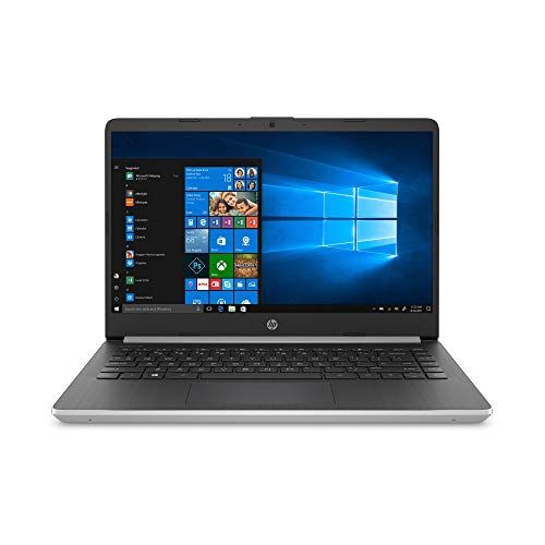 에이치피 Newest HP 14 HD Micro-Edge Business Laptop 10th Gen Intel Dual-Core i3-1005G1 Processor up to 3.4GHz 4GB RAM 256GB SSD USB-C HDMI WiFi Bluetooth Windows 10 Silver