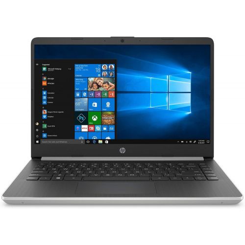에이치피 Newest HP 14 HD Micro-Edge Business Laptop 10th Gen Intel Dual-Core i3-1005G1 Processor up to 3.4GHz 4GB RAM 256GB SSD USB-C HDMI WiFi Bluetooth Windows 10 Silver