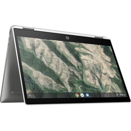 에이치피 HP 14B (7PD76UA) Chromebook, 14 HD Touch Display, Intel Celeron N4000 Upto 2.6GHz, 4GB RAM, 32GB eMMC, Displayport via USB-C, Card Reader, Wi-Fi, Bluetooth, Chrome OS