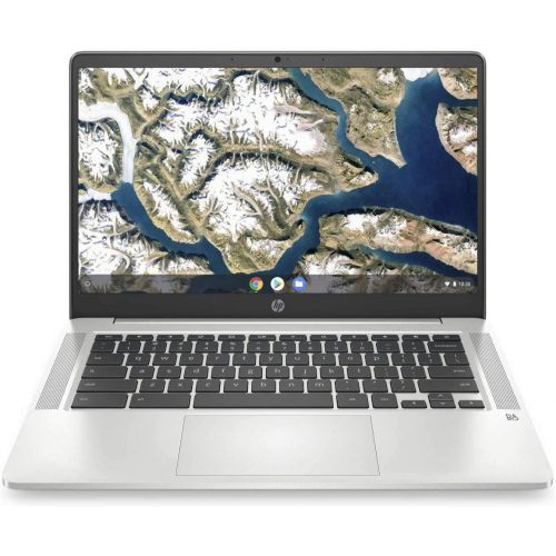 에이치피 HP Chromebook - 14a-na0023cl Everyday Value Laptop (Intel Celeron N4000 2-Core, 4GB RAM, 64GB eMMC, Intel UHD 600, 14.0 Full HD (1920x1080), WiFi, Chrome OS) with MS 365 Personal,