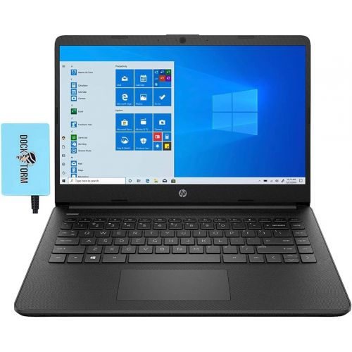 에이치피 HP 14z-fq000 60Hz HD IPS Laptop (AMD 3020e 2-Core, 8GB RAM, 256GB m.2 SATA SSD, AMD Radeon Graphics, 14.0(1366x768), WiFi, Webcam, 2xUSB 3.1, 1xHDMI, Win 11 Pro) with Hub