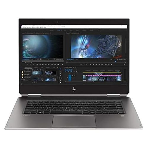 에이치피 HP ZBook Studio x360 G5 Laptop-2-in-1 (Intel i7-8750H 6-Core, 32GB RAM, 1TB m.2 SATA SSD, Quadro P1000, 15.6 Touch 4K UHD (3840x2160), Active Pen, WiFi, Bluetooth, Webcam, Win 10 P