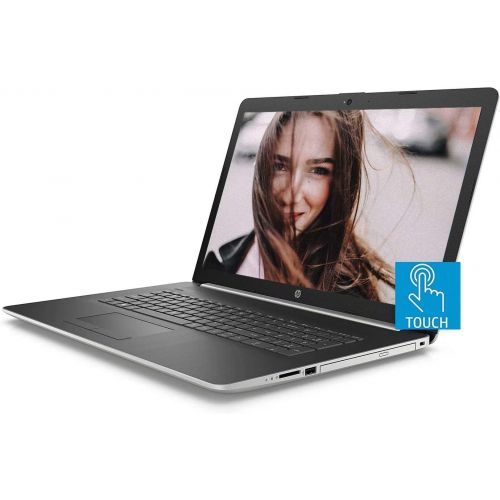 에이치피 2020 Latest Premium HP 17 Laptop Computer, 17.3 HD+ Touchscreen?Display, 8th Gen Intel Quad-Core i7-8565U, 8GB DDR4 256GB PCIe SSD, DVD WiFi BT 4.2 Win 10 + 16GB Micro SD Card