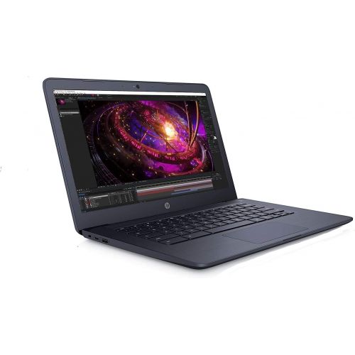 에이치피 HP 14 FHD IPS WLED-Backlit Touch Chromebook Laptop, AMD A4-9120C, AMD Radeon R4 Graphics, 4GB DDR4, 32GB eMMC, WiFi, Bluetooth, Webcam, Media Reader, USB 3.1-C, Chrome OS, 64GB ABY