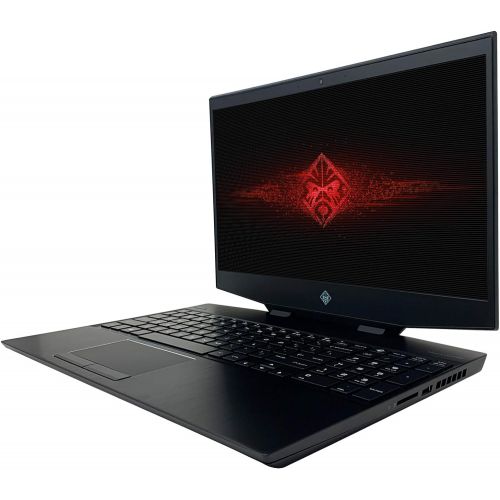 에이치피 HP OMEN 15 15.6 FHD 144Hz Gaming Laptop + TEKi USB Hub - 10th Gen Intel Core i7-10750H 6-Core up to 5.0 GHz CPU, 16GB DDR4 RAM, 2TB SSD, NVIDIA GeForce RTX 2060 6GB Graphics, Windo