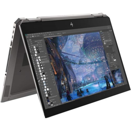 에이치피 HP ZBook Studio x360 G5 Mobile Workstation Laptop (Intel Xeon E-2176M, 16GB RAM, 512GB PCIe SSD, 15.6 FHD 1920x1080 Touch, Quadro P1000, ZBook Pen, Win10 Pro)
