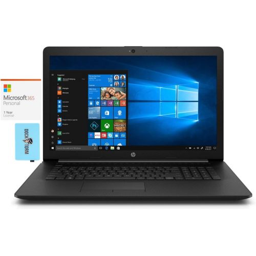 에이치피 HP 17t-cn000 Home & Business Laptop (Intel i7-1165G7 4-Core, 16GB RAM, 2TB SATA SSD, Intel Iris Xe, 17.3 HD+ (1600x900), WiFi, Bluetooth, Webcam, Win 10 Home) with MS 365 Personal,