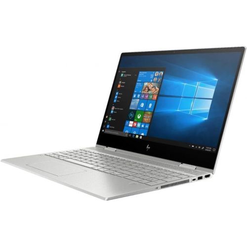 에이치피 HP Envy x360 2 in 1 Laptop Premium 2019, Intel Quad-Core i5-8265U( i5-8250U), 15.6?FHD IPS Touchscreen, 8GB DDR4, 512GB PCIe SSD, Backlit Keyboard Fingerprint HDMI BT 5.0 WiFi USB-