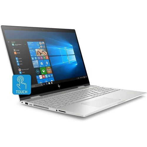 에이치피 HP Envy x360 2 in 1 Laptop Premium 2019, Intel Quad-Core i5-8265U( i5-8250U), 15.6?FHD IPS Touchscreen, 8GB DDR4, 512GB PCIe SSD, Backlit Keyboard Fingerprint HDMI BT 5.0 WiFi USB-