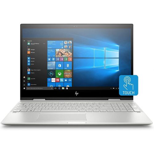 에이치피 HP Envy x360 2 in 1 Laptop Premium 2019, Intel Quad-Core i5-8265U( i5-8250U), 15.6?FHD IPS Touchscreen, 8GB DDR4, 512GB PCIe SSD, Backlit Keyboard Fingerprint HDMI BT 5.0 WiFi USB-