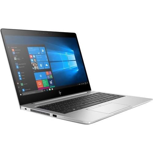 에이치피 HP EliteBook 745 G5 14 Notebook, Ryzen 5 2500U, 8GB RAM, 256GB SSD, Natural Silver (5XF47US#ABA)