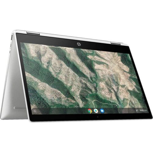 에이치피 HP Chromebook x360 14b-ca Home and Business Laptop (Intel Celeron N4000 2-Core, 4GB RAM, 32GB eMMC, Intel UHD 600, 14.0 Touch HD (1366x768), WiFi, Chrome OS) with MS 365 Personal ,