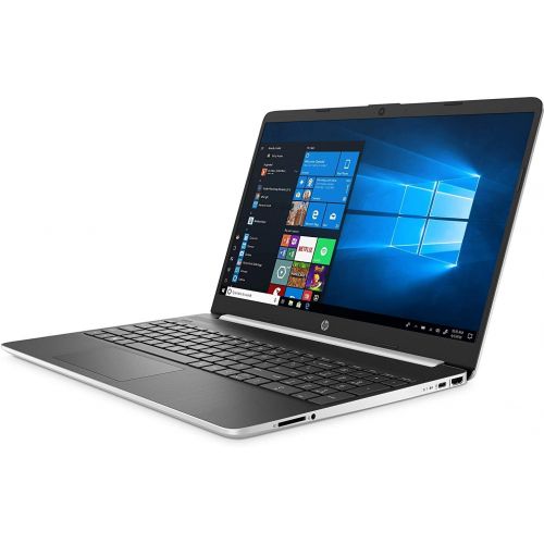 에이치피 Newest HP 15.6 Inch HD Touchscreen WLED Flagship Laptop w/ Accessories 10th Gen Intel Core i5-1035G1 8GB DDR4 Memory 512GB SSD Card Reader HDMI Windows 10 Silver