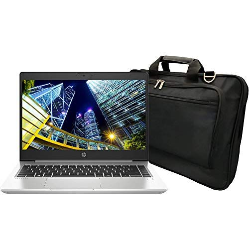 에이치피 HP ProBook 445 G7 14in Laptop, AMD Ryzen 7 4700U Octa-Core (8 Core), 8GB DDR4, 256GB NVMe SSD, 1920 x 1080 Display, Webcam, WiFi, Bluetooth, Win 10 Pro and Laptop Bag