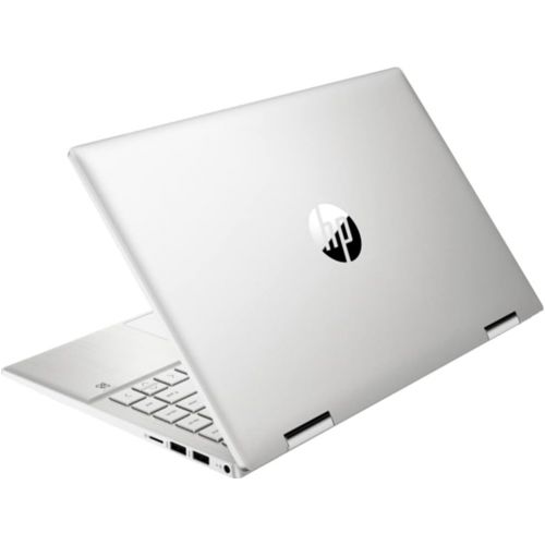 에이치피 HP Pavilion x360 14t 2-in-1 Natural Silver Laptop (Intel i5-1135G7 4-Core, 8GB RAM, 2TB PCIe SSD, Intel Iris Xe, 14.0 Touch Full HD (1920x1080), 60Hz, DDR4, Win 11 Home) with Hub