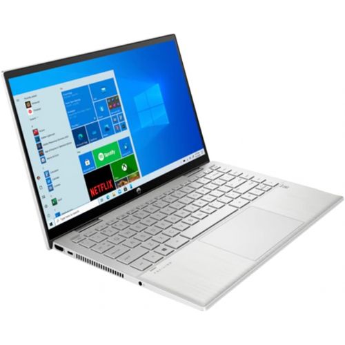 에이치피 HP Pavilion x360 14t 2-in-1 Natural Silver Laptop (Intel i5-1135G7 4-Core, 8GB RAM, 2TB PCIe SSD, Intel Iris Xe, 14.0 Touch Full HD (1920x1080), 60Hz, DDR4, Win 11 Home) with Hub