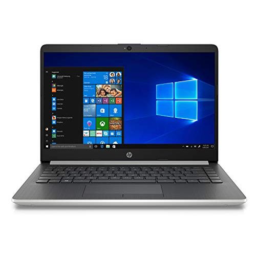 에이치피 2020 HP 14 Laptop Computer/ Intel Celeron N4000 up to 2.6GHz/ 4GB DDR4 RAM/ 64GB eMMC/ 802.11ac WiFi/ Bluetooth 4.2/ Type-C/ Office 365 Personal 1-Year/ Natural Silver/ Windows 10