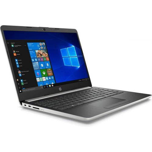에이치피 2020 HP 14 Laptop Computer/ Intel Celeron N4000 up to 2.6GHz/ 4GB DDR4 RAM/ 64GB eMMC/ 802.11ac WiFi/ Bluetooth 4.2/ Type-C/ Office 365 Personal 1-Year/ Natural Silver/ Windows 10