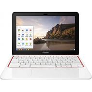 HP 11.6 Chromebook Laptop Computer for Business Student, Samsung Exynos 5250 1.7GHz CPU, 2GB RAM, 16GB eMMC, Bluetooth, WiFi, Webcam, White & Red, Chrome OS