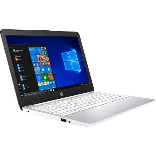 에이치피 HP - Stream Laptop, 11.6 HD Computer, Intel Celeron N4000, 4GB Memory, 64GB eMMC, SD Card Reader, Webcam, Silver, Windows 10 Home in S Mode, Bundled with TSBEAU 256 GB SD Card