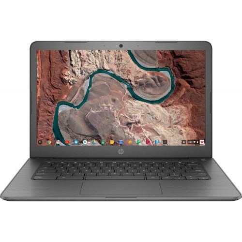 에이치피 HP 14 Chromebook, Touch Screen Laptop, Intel Celeron Processor N3350, 4GB Memory - 32GB eMMC, Bluetooth, Webcam, Chrome Os, Gray