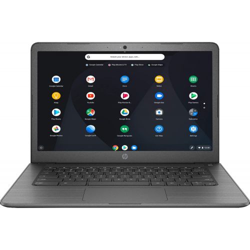 에이치피 HP 14 Chromebook, Touch Screen Laptop, Intel Celeron Processor N3350, 4GB Memory - 32GB eMMC, Bluetooth, Webcam, Chrome Os, Gray