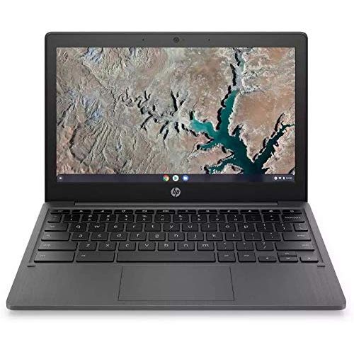 에이치피 2021 HP Chromebook 11.6 HD Laptop, MediaTek MT8183 8-core Processor, 4GB Memory, 32GB eMMC, Webcam, WiFi, Chrome OS, Gray