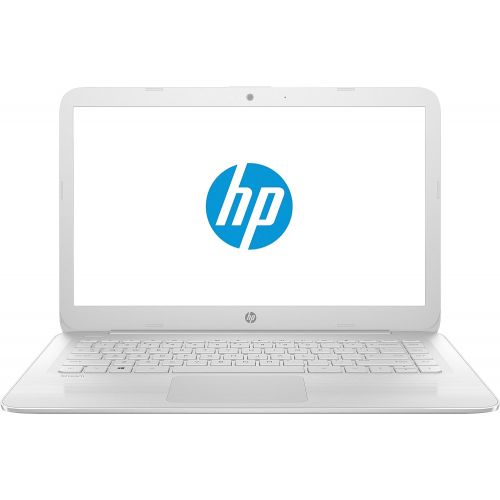 에이치피 HP 14-ax027cl Stream HD 14 Laptop, Intel Celeron N3060, 4GB RAM, 32GB Storage, Office 365 Personal 1yr Subscription (Snow White)