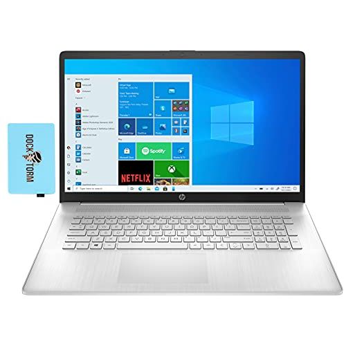 에이치피 HP 17t-cn000 Home & Business Laptop (Intel i5-1135G7 4-Core, 16GB RAM, 4TB PCIe SSD, Intel Iris Xe, 17.3 Touch HD+ (1600x900), WiFi, Bluetooth, Webcam, 2xUSB 3.1, 1xHDMI, Win 10 Pr