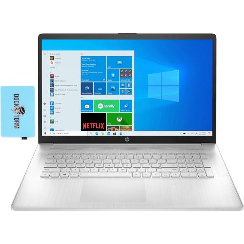 에이치피 HP 17t-cn000 Home & Business Laptop (Intel i5-1135G7 4-Core, 16GB RAM, 4TB PCIe SSD, Intel Iris Xe, 17.3 Touch HD+ (1600x900), WiFi, Bluetooth, Webcam, 2xUSB 3.1, 1xHDMI, Win 10 Pr