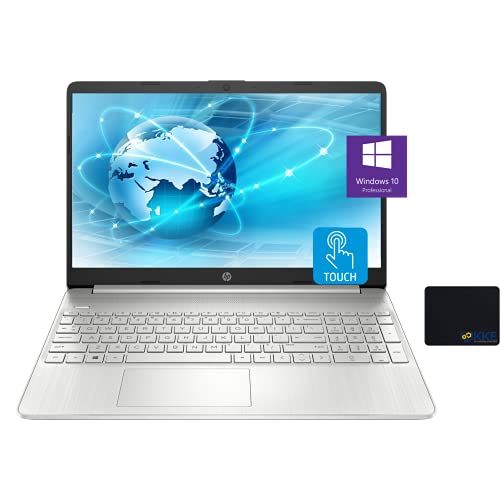 에이치피 HP Newest Business Laptop, 15.6 FHD IPS Touchscreen, i7-1165G7, 64GB DDR4 RAM, 2TB PCIe SSD, Webcam, USB-C, HDMI, WiFi 6, Backlit Keyboard, Fingerprint Reader, Windows 10 Pro 64 bi