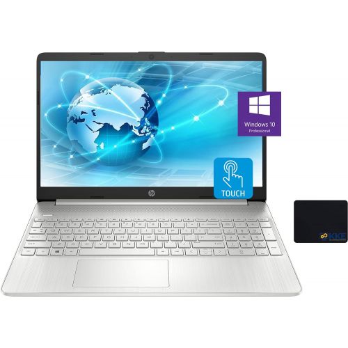 에이치피 HP Newest Business Laptop, 15.6 FHD IPS Touchscreen, i7-1165G7, 64GB DDR4 RAM, 2TB PCIe SSD, Webcam, USB-C, HDMI, WiFi 6, Backlit Keyboard, Fingerprint Reader, Windows 10 Pro 64 bi